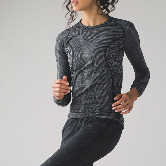lululemon athletica Tops - Lululemon rest less pullover Long Sleeve Top heathered edition